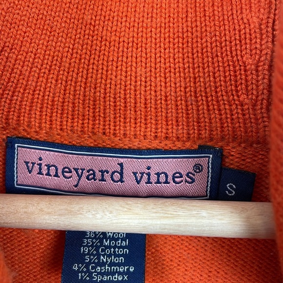 Vineyard Vines Womens S Button Closure Pullover Stretch Sweater High Collar Top - Picture 8 of 8